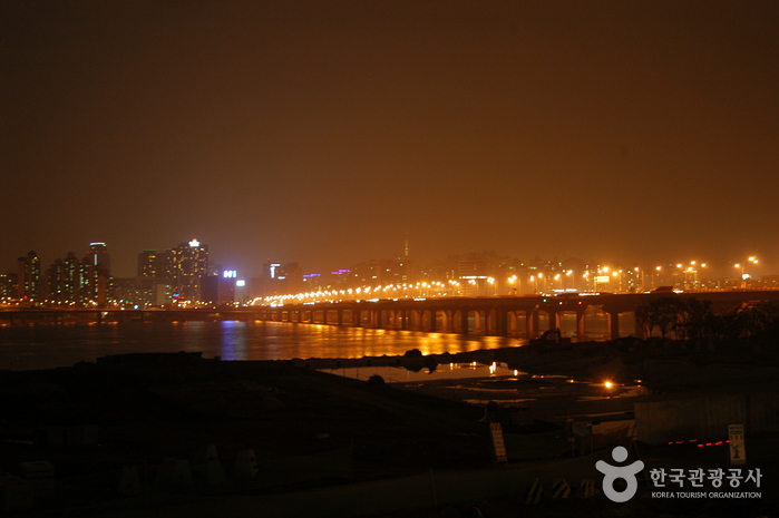 麻浦大桥夜景(마포대교 야경)
